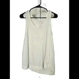 Loft Women's Light Beige Sleeveless Top